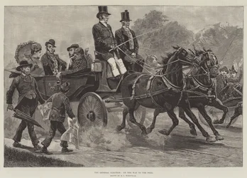 Die Generalwahl, auf dem Weg zur Wahlurne